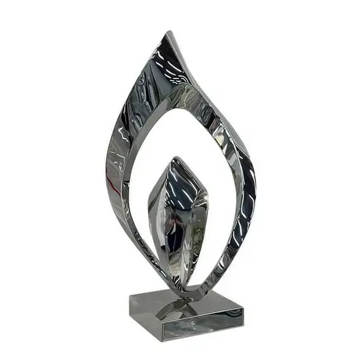Stainless Steel Flame Decoration produced by Xinhengda Sculpture in Shenzhen