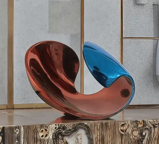 Stainless Steel Metal Abstract Art Sculpture Decoration produced by Xinhengda Sculpture in Shenzhen
