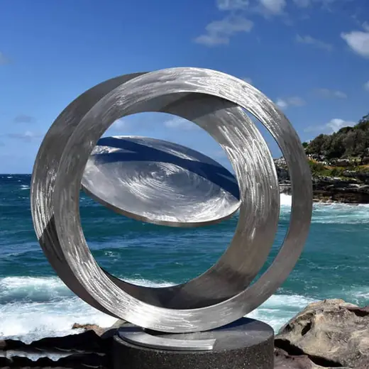 Stainless Steel Ring Sculpture Ornament referenced in this guide