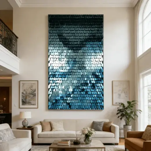 Stainless Steel Wall Decoration produced by Xinhengda Sculpture in Shenzhen