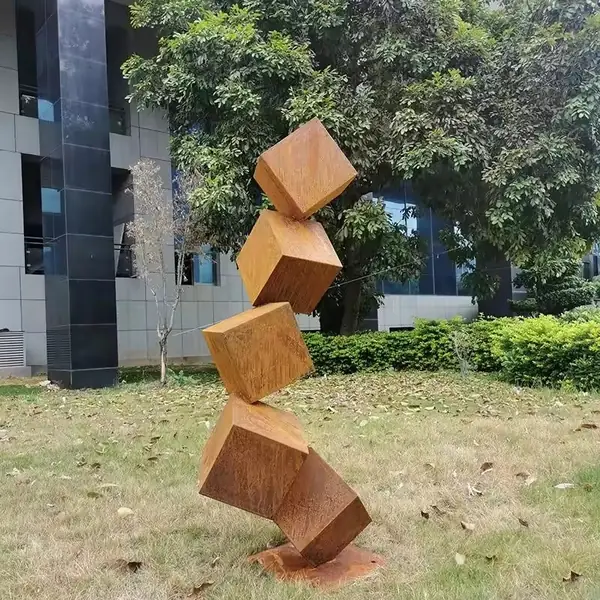 Cube Sculpture Is an Elegant Investigation of Shape Form view 3