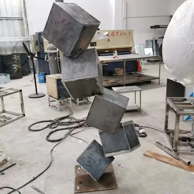 Cube Sculpture Is an Elegant Investigation of Shape Form view 6