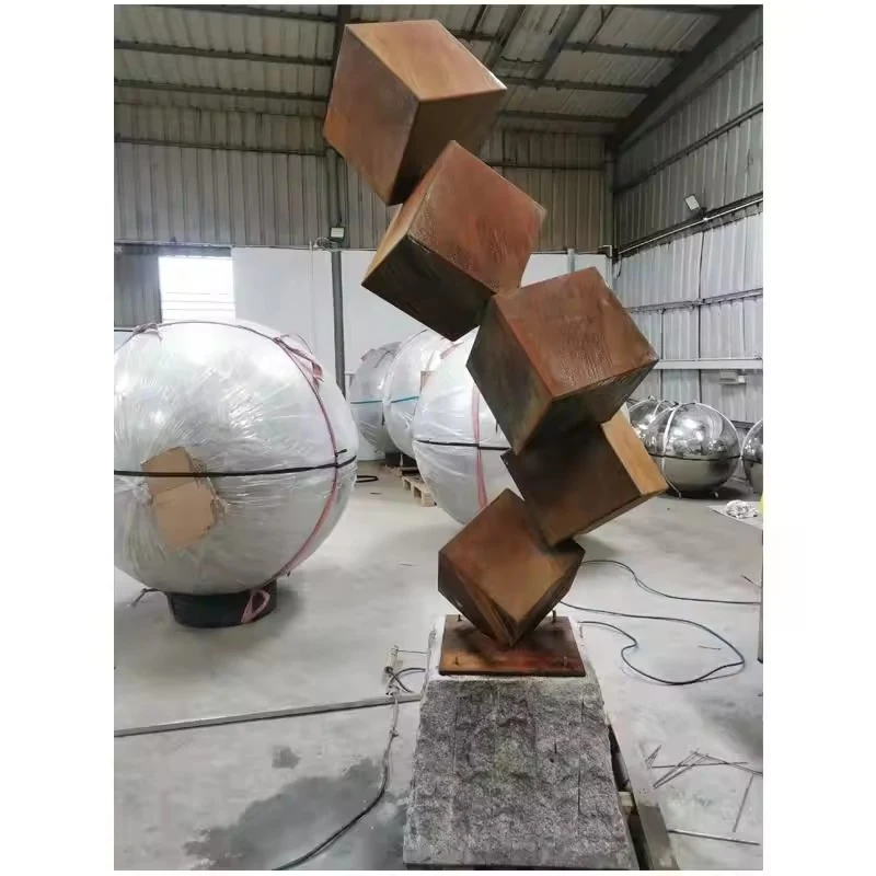 Cube Sculpture Is an Elegant Investigation of Shape Form view 4