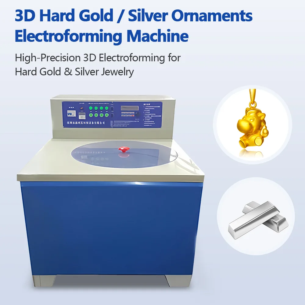 3D Hard Gold/Silver Jewelry Electroforming Machine manufactured by Xinhongfa