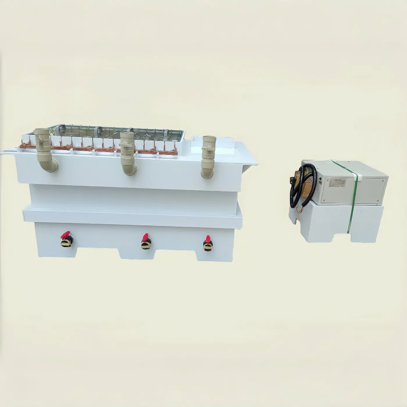 Copper Electrolysis Refine Machine tank and control side