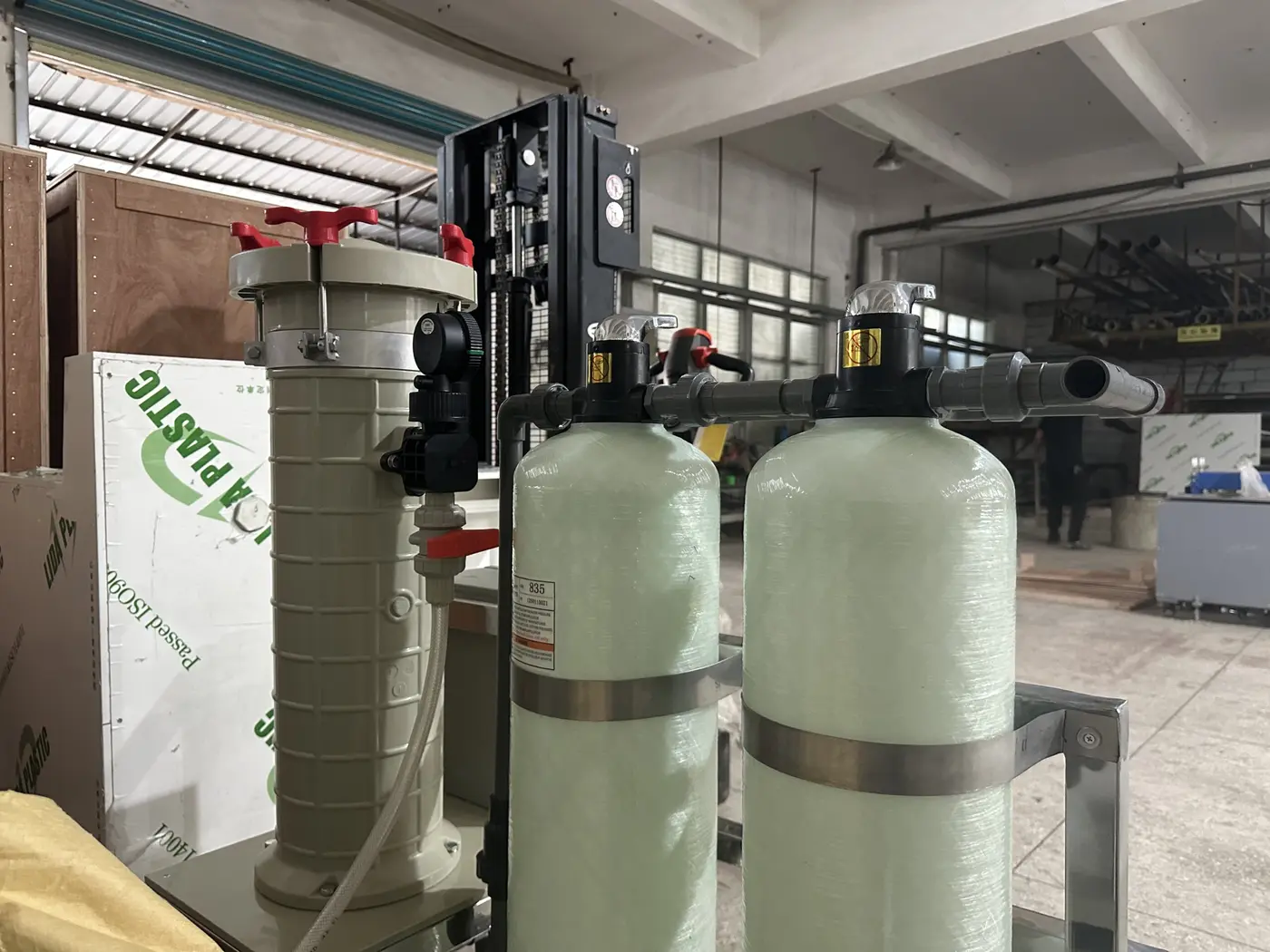 Gold Resin Recovery Machine working view