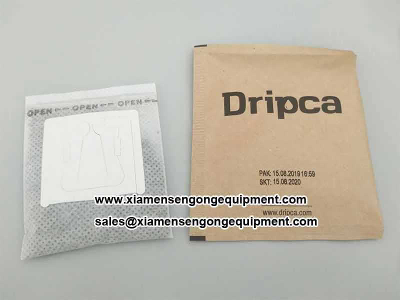 Volumetric cup filler and bag forming section on the C19D drip coffee machine