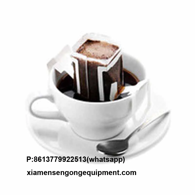 Ultrasonic sealing head and film rolls on the C19D coffee bag packaging machine