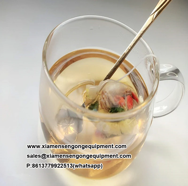Ultrasonic sealing head and film roll on the C88DX tea bag machine