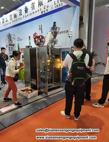 Sengong packing machines at Sengong join in Hotelex shanghai 2023
