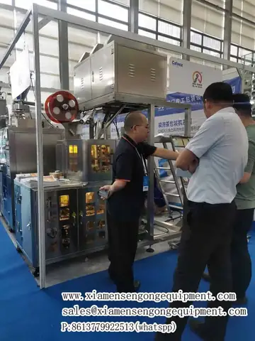 An engineer running a machine off before it is crated