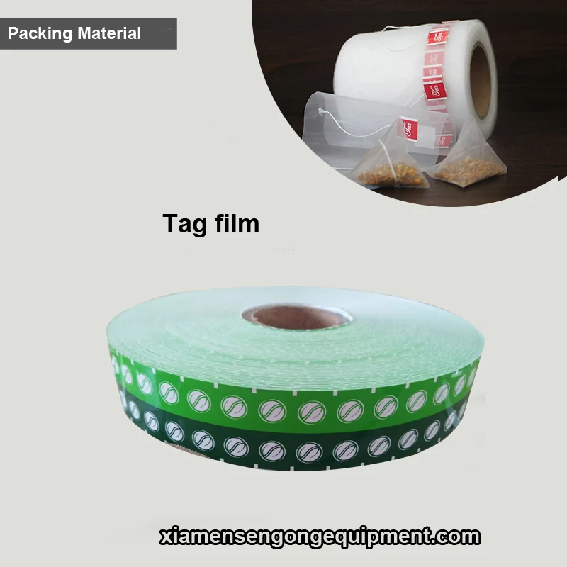 Tea bag tag film with high-speed 9-color printing and clear, colorful patterns