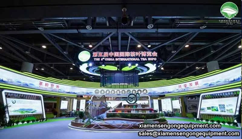 Sengong machines at Sengong Join in The 5th China international tea expo