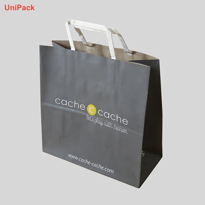 Kraft Paper Bags With Paper Handles produced by Xiamen UniPack