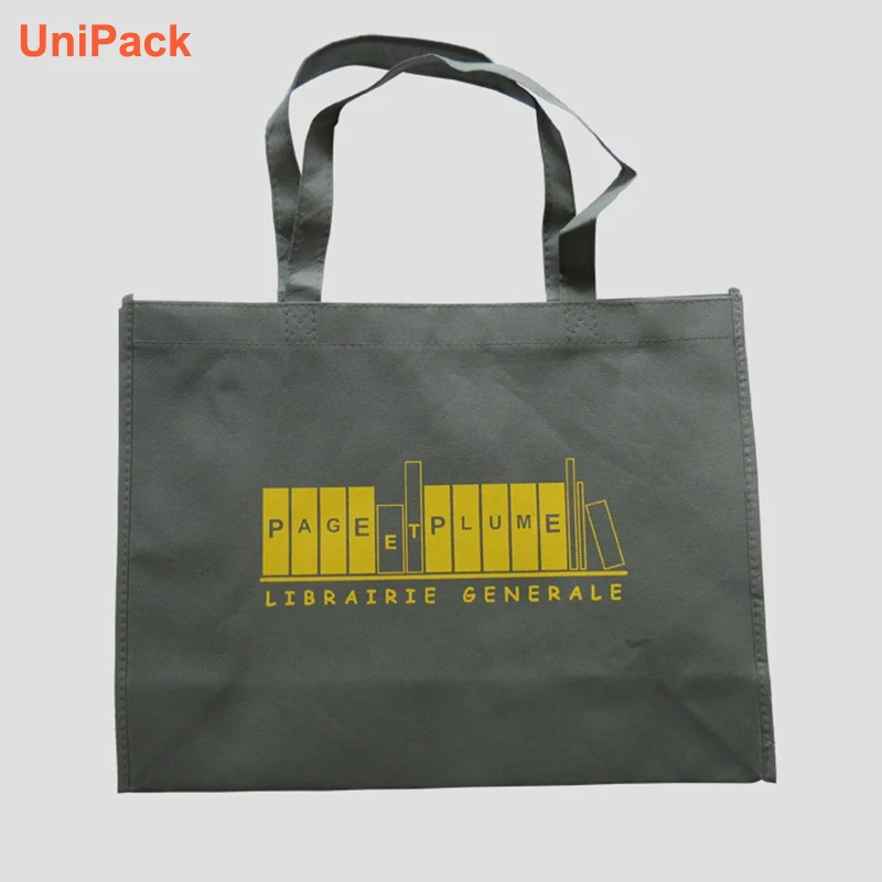 Color printed nonwoven shopping bag in coloured fabric with logo