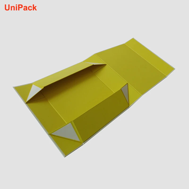 Matt laminated foldable gift packing box in printed art paper