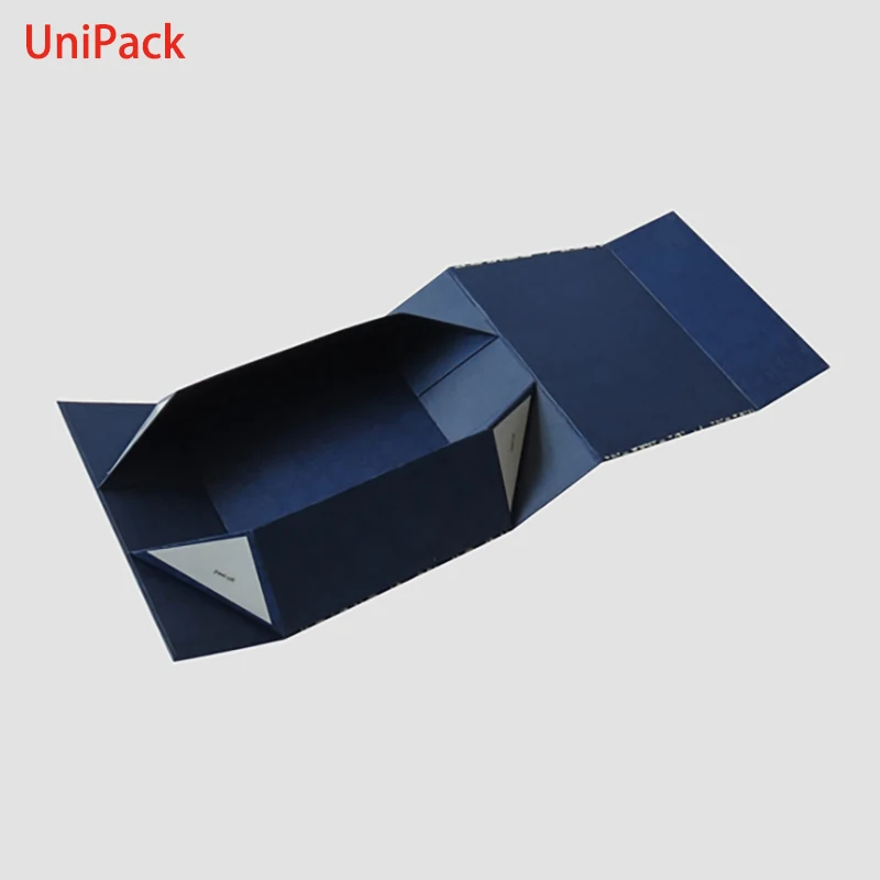 Foldable packing box for gifts in art paper mounted cardboard