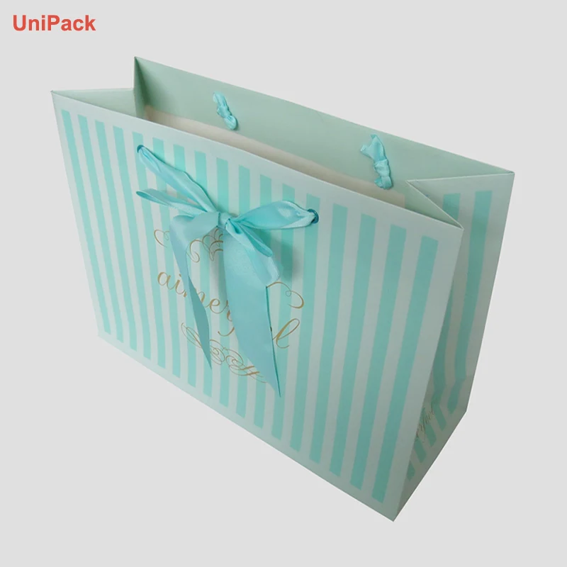 Paper euro carrier bag printed with a customer brand logo