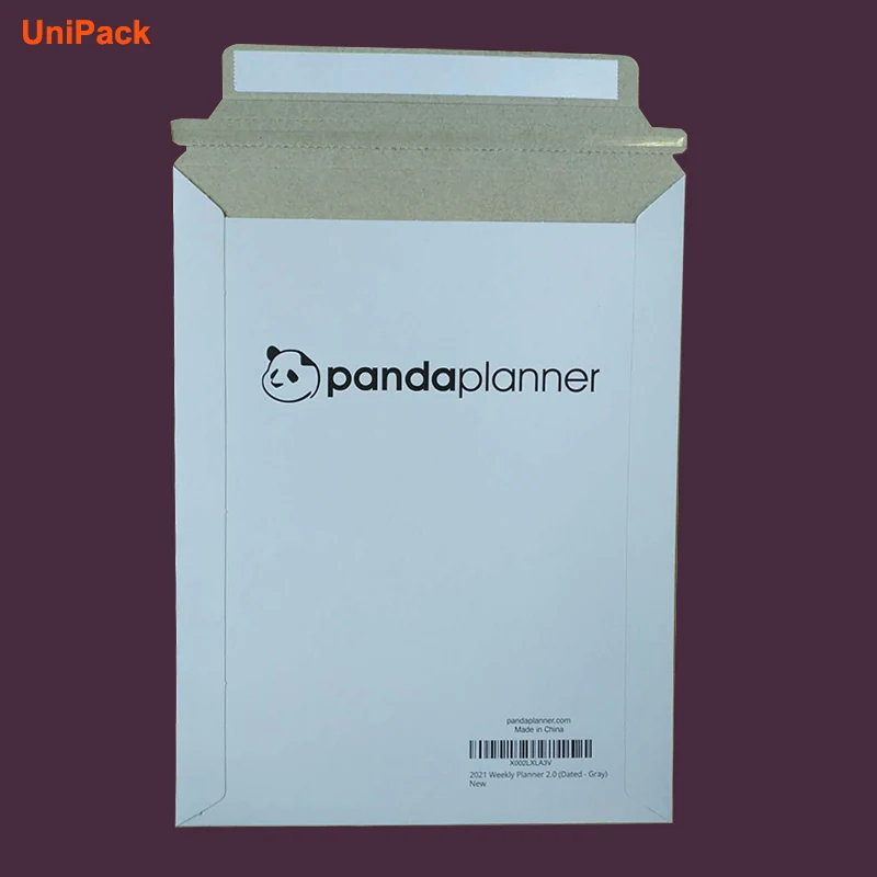 Colour printed cardboard envelope with self seal adhesive strip, view 2