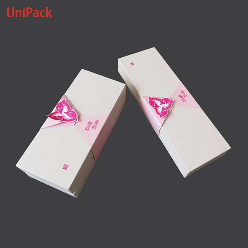 Two part gift box with printed paper sleeve and matt varnish finish, view 3