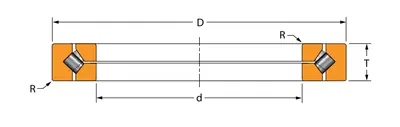 0330XRN045 crossed roller bearing — Special And Non Standard Bearings