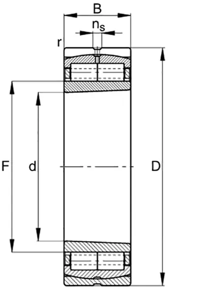 F-573050.ZL-K-C3 cylindrical roller bearing — Cylindrical Roller Bearings