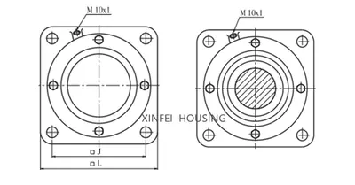 722515 A bearing housing detail