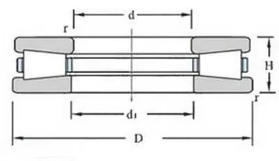TRTB1011 thrust tapered roller bearing — Thrust Roller Bearings