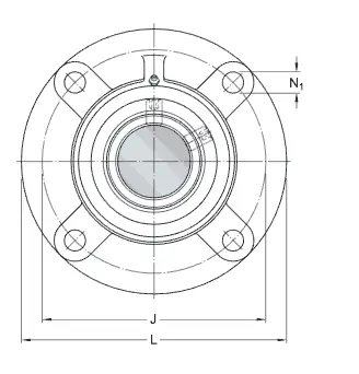 FYRP 2.1/2 Flange Block Bearings — Special And Non Standard Bearings