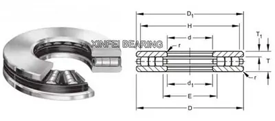 E-2306-A Thrust Cylindrical Roller Bearing detail