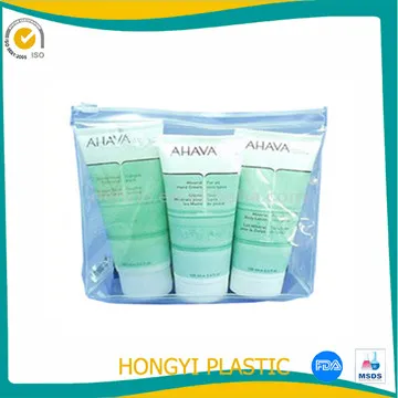 clear cosmetic bag /gift bag for promotion
