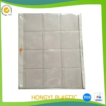 PVC inner page for collection