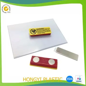 pvc rigid id card holder with magent