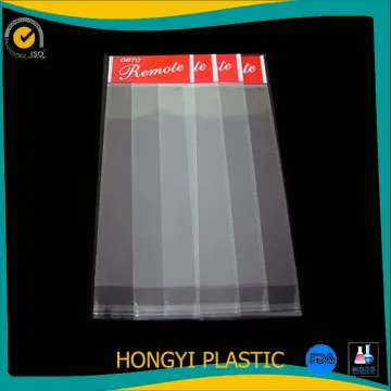 colored opp header bag