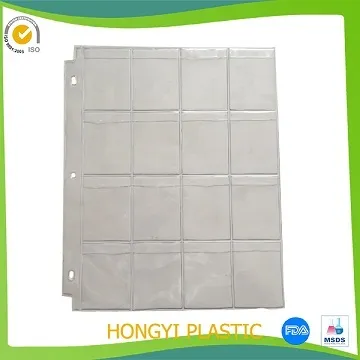 pvc stamp collection page