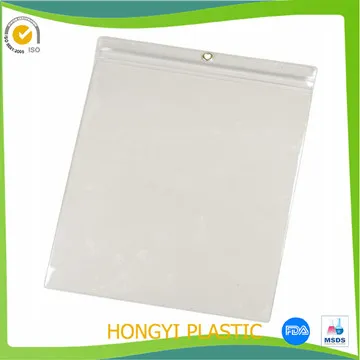 plastic file bag with zipper photo 2