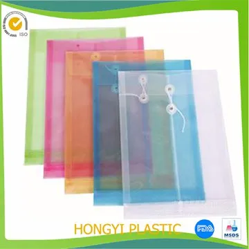 plastic file pocket with flap photo 2
