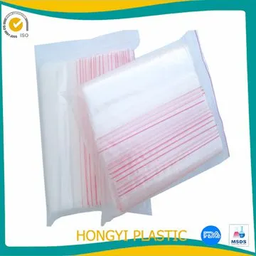 clear pe packing bag