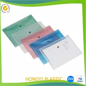 plastic file pocket with flap