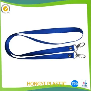 polyester fibre lanyard with clip