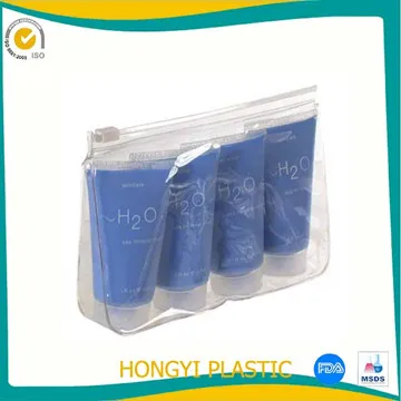 pvc plastic cosmetic bag