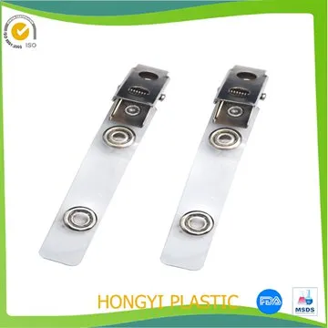 metal alligator clip with plastic strip