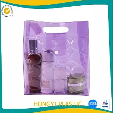Cosmetic plastic bag photo 2