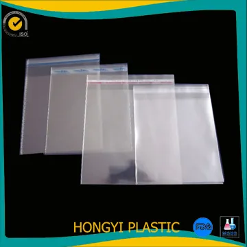 Self adhesive opp bag with header