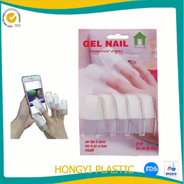 Custom design nail remover cap