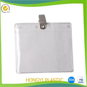 customized id holder with clip