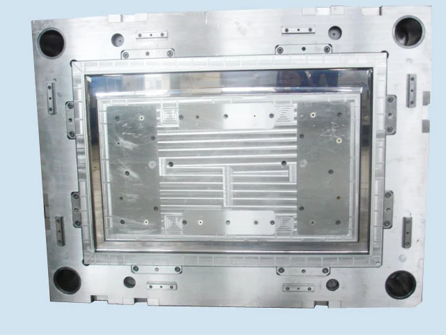 Injection mould cavity plate for a television front bezel