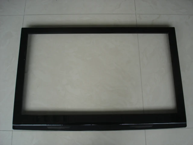 Second view of an injection moulded television front shell