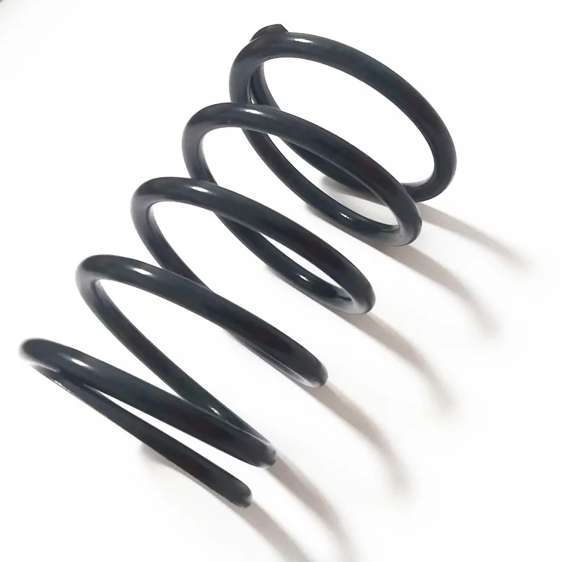 Black Coated High Carbon Steel Precision Compression Spring manufactured by Xinshunyan