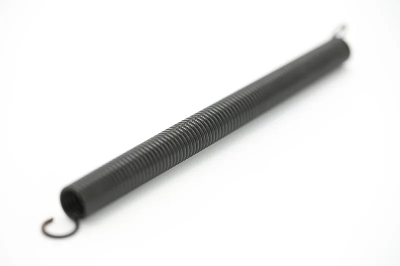 Black Plated Long Double Hook Extension Spring manufactured by Xinshunyan
